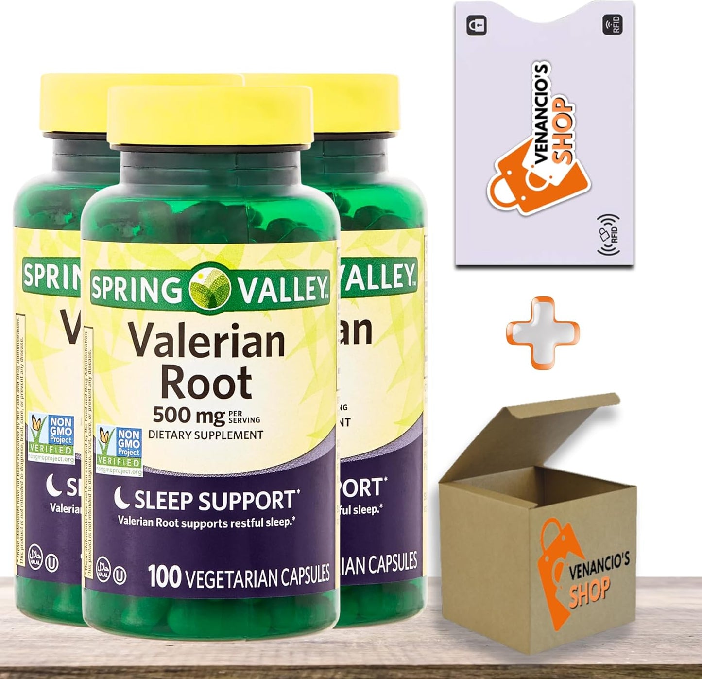 Spring Valley Valerian Root 500mg Vegan Capsules - Natural Sleep Support Dietary Supplement, 300 Count