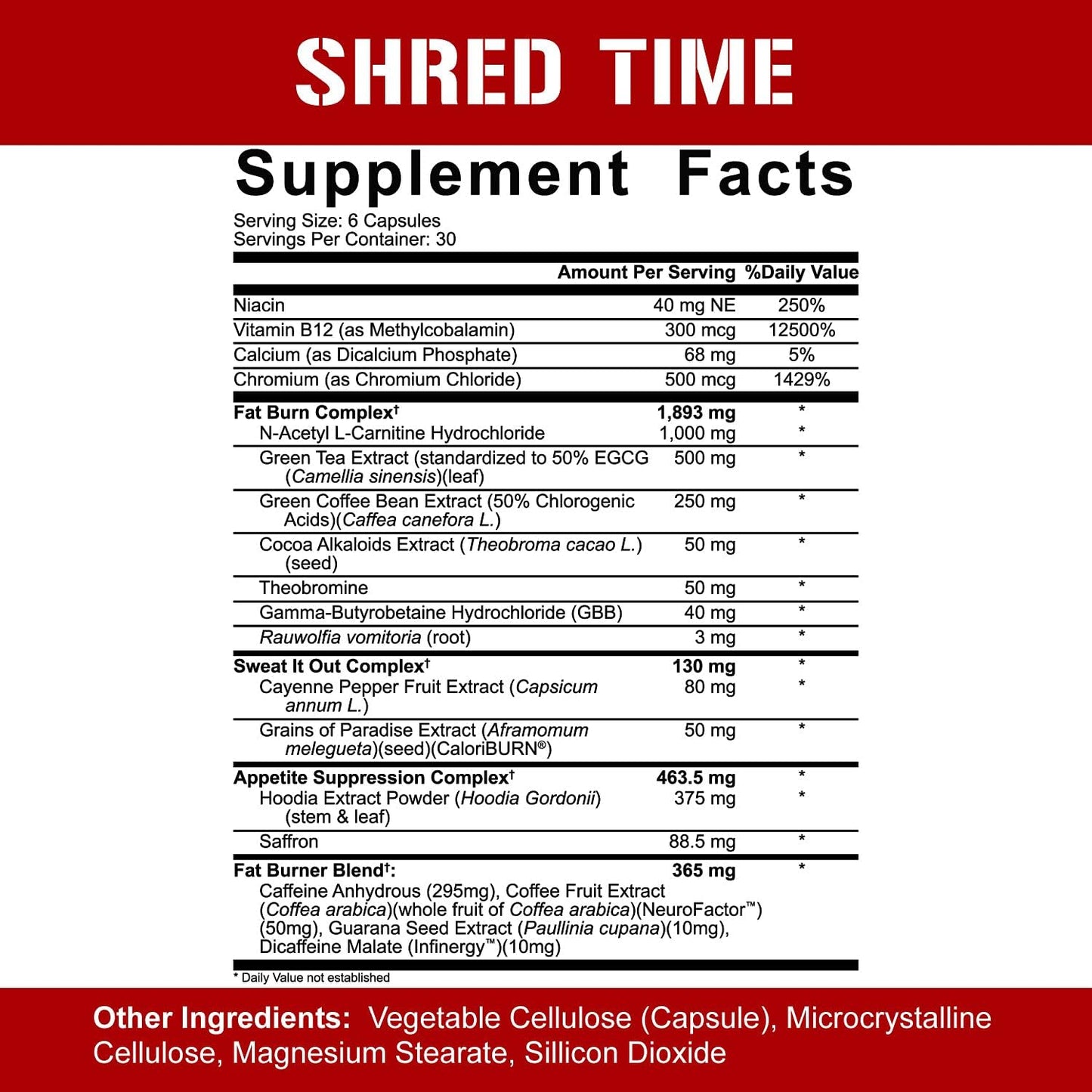 Stage Ready & Shred Time Stack: Diuretic, Metabolism Booster, Appetite Suppressant (240 Capsules)