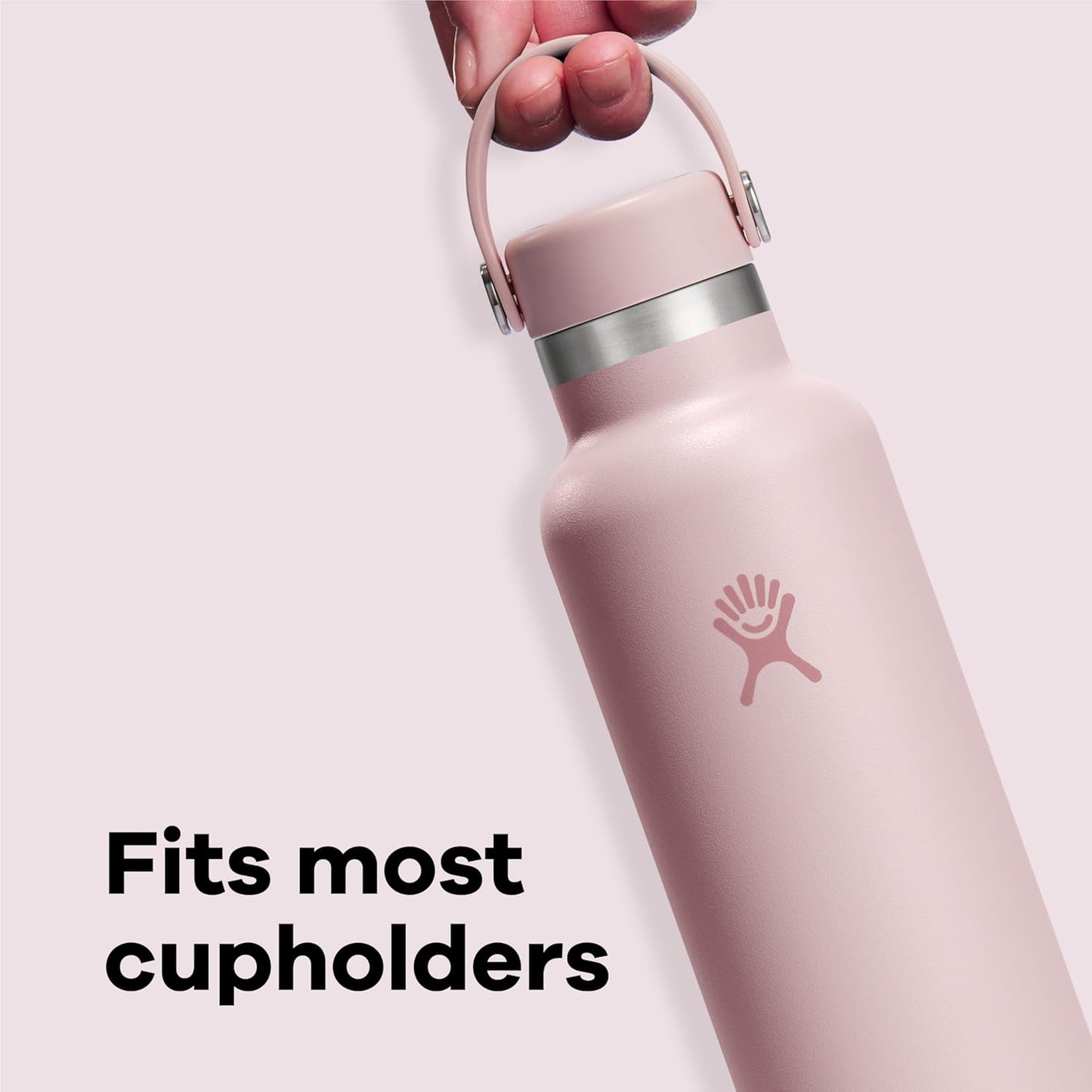 Stainless Steel Hydro Flask Standard Mouth Water Bottle with Flex Cap and Vacuum Insulation - 20oz