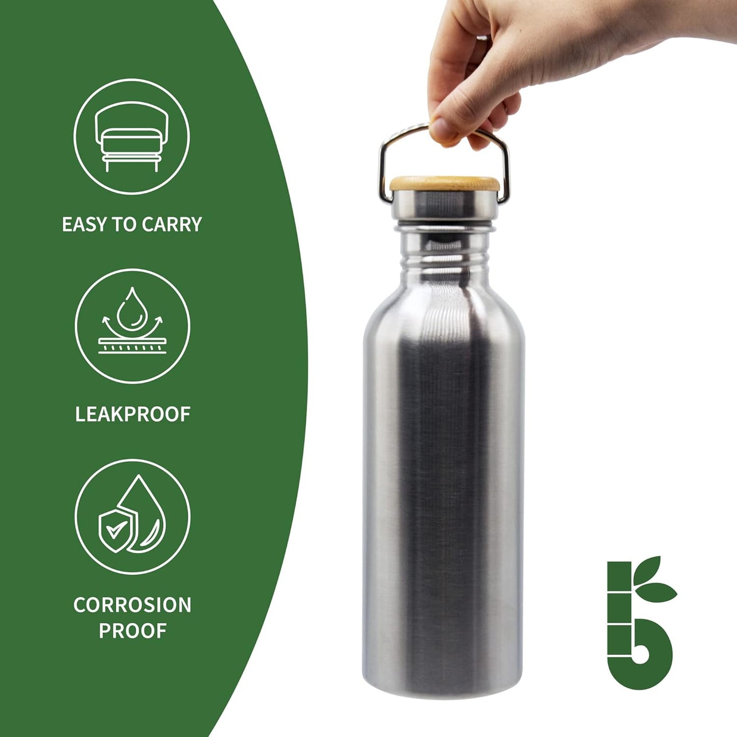 Stainless Steel Wide Mouth Screw Top Water Bottle Lid Replacement - BPA Free & Compatible with Most Bottles