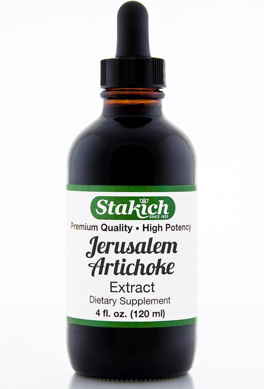 Stakich Jerusalem Artichoke Liquid Extract - 4 oz Pure Helianthus tuberosus Supplement