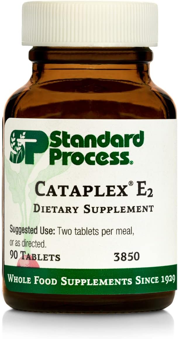 Standard Process Cataplex E2 - 90 Tablets - Essential Vitamin and Mineral Supplement for Energy Support