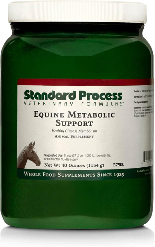 Standard Process Equine Metabolic Support Powder - Whole Food Horse Supplement with Green Tea & Cayenne Pepper - 1134 g