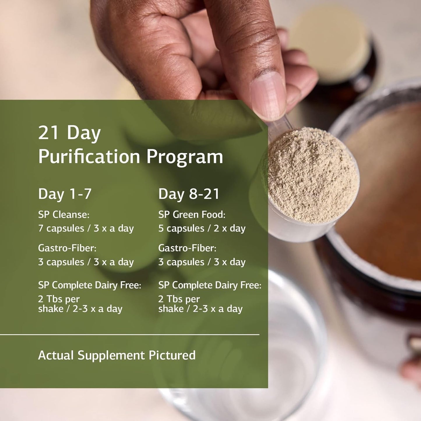 Standard Process Purification Kit with SP Complete Dairy Free and Gastro-Fiber - Detox and Liver Support