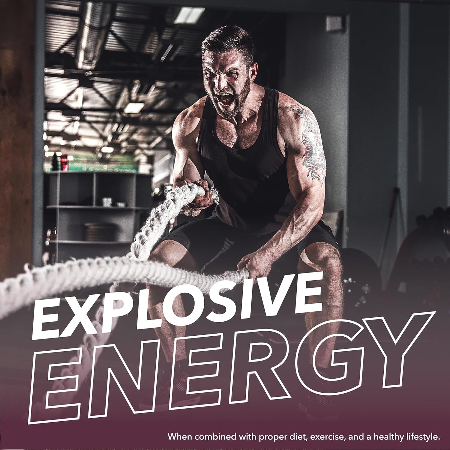 SteelFit Steel Pump Pre Workout Powder - Blue Raspberry Flavor, 30 Servings - Nitric Oxide Supplement for Muscle Building & Recovery - Includes Peak ATP, Ashwagandha, & Electrolytes