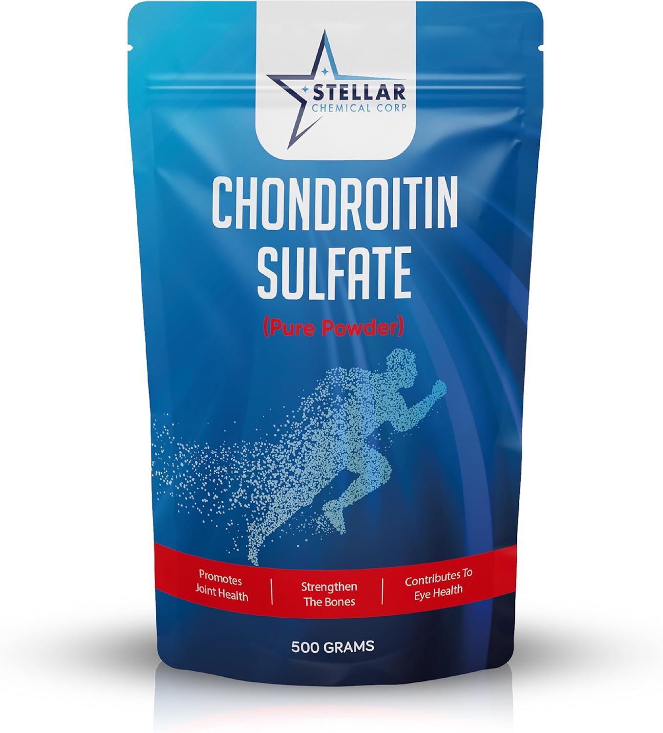 Stellar Chemicals Chondroitin Sulfate Powder 500g - Joint and Bone Support Supplement