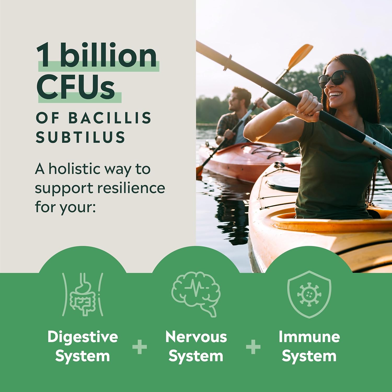 Stem & Root™ Bye Bye Blah Capsules | Probiotic, Digestive Enzymes, Ashwagandha | 1 Billion CFUs | Boost Mood, Energy, Immunity | 30 Capsules