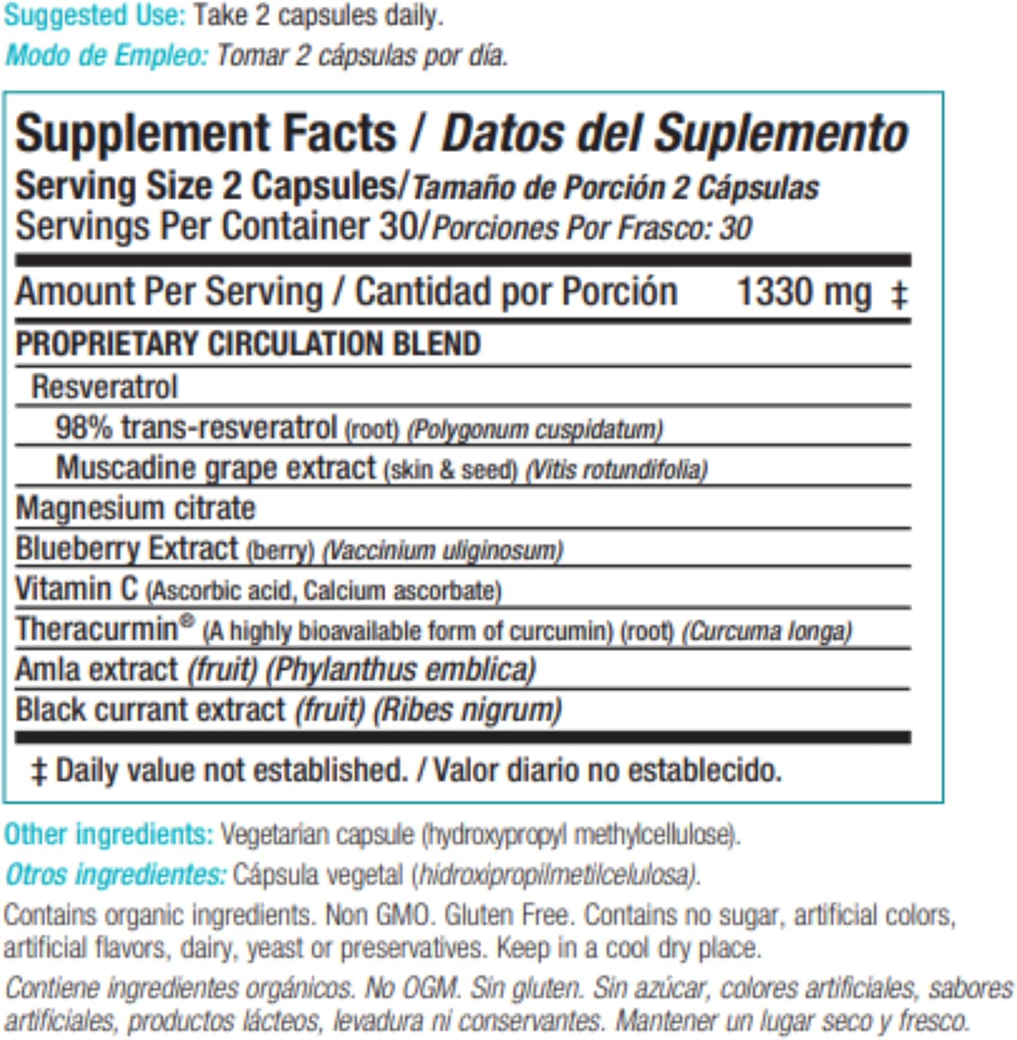StemTech StemFlo® Advanced Formula 2 Pack - Trans-Resveratrol & Curcumin for Health & Vitality