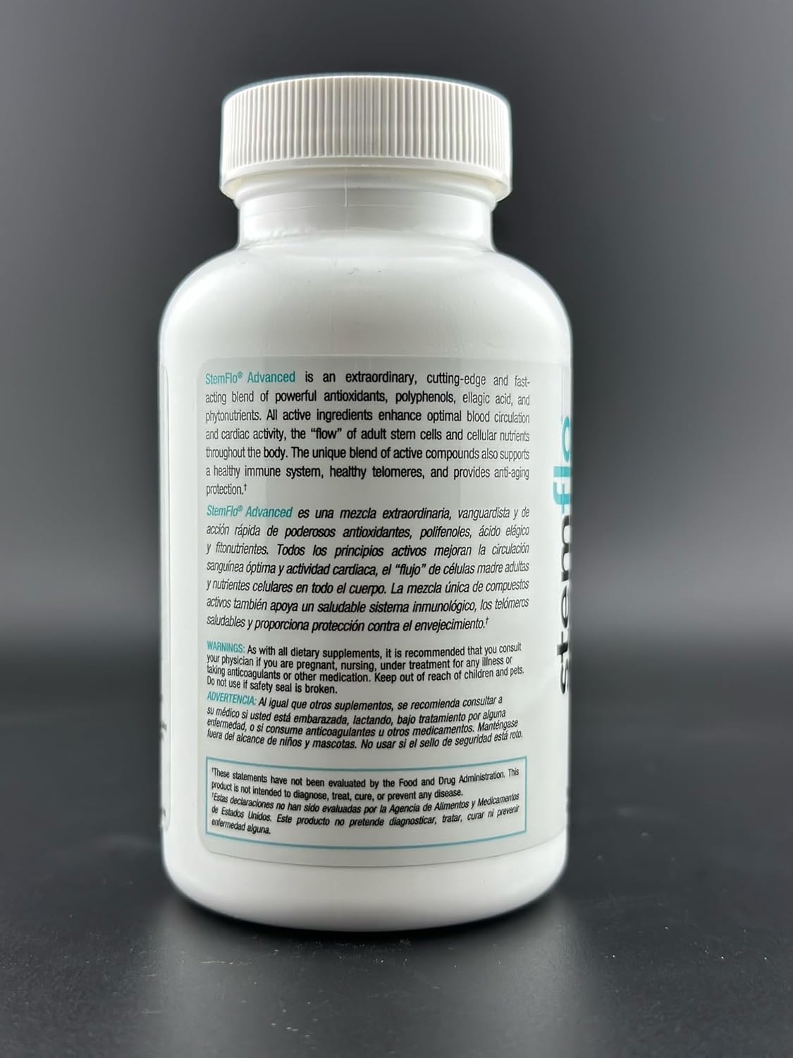 StemTech StemFlo® Advanced Formula 3 Pack - Supports Health, Longevity, and Vitality with Trans-Resveratrol, Curcumin, and Super Antioxidants