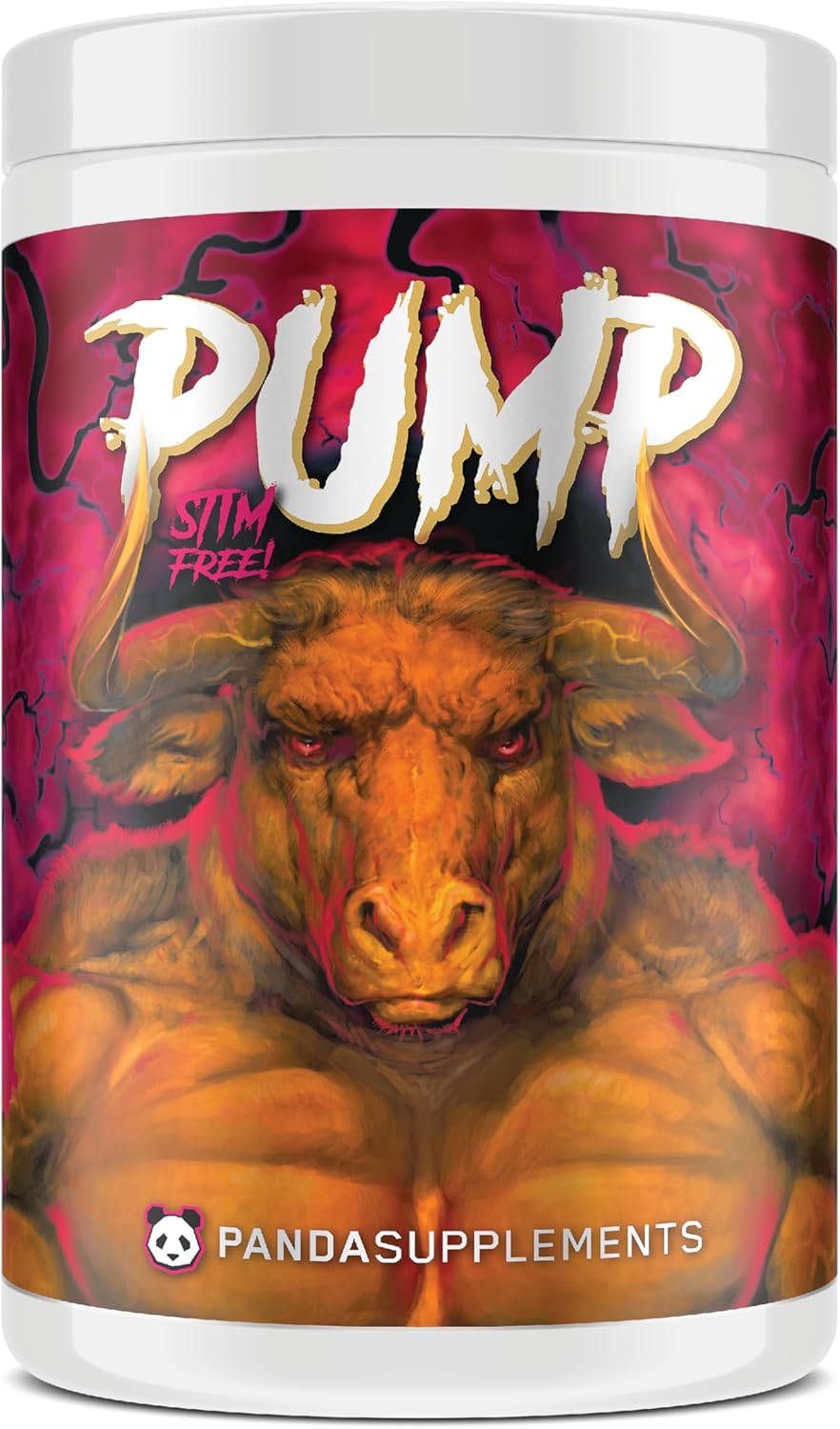 Stimulant-Free Pre-Workout with L-Citrulline Malate, Alpha GPC, Lions Mane - 40 Scoops (Sweet Black Cherry)