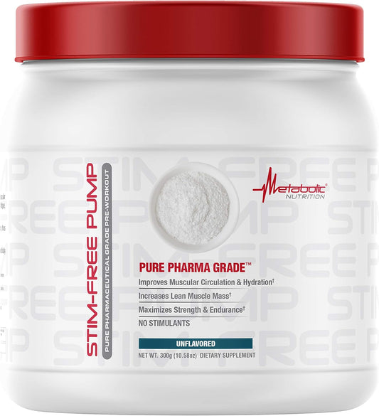 Stimulant-Free Pump Supplement for Metabolic Nutrition Boost
