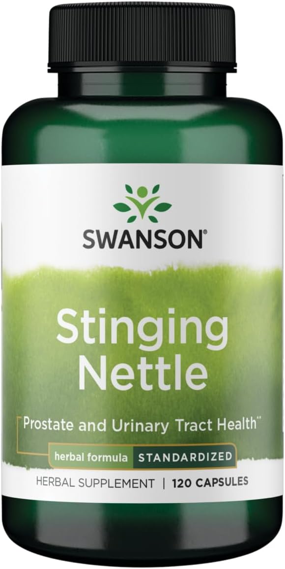 Stinging Nettles Herbal Supplement for Prostate & Urinary Health - Supports Respiratory Health and Fluid Balance - 120 Capsules