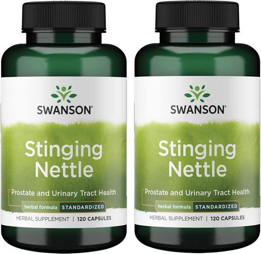 Stinging Nettles Herbal Supplement for Prostate & Urinary Tract Health - Supports Respiratory Health & Fluid Balance - 240 Capsules