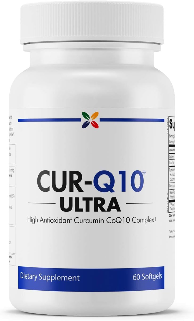 Stop Aging Now Ultra Curcumin CoQ10 Complex Softgels - Powerful Anti-Aging Supplement