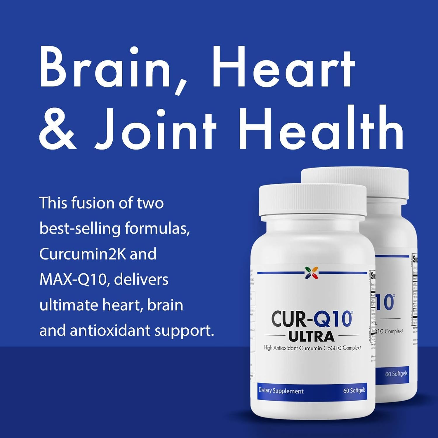 Stop Aging Now Ultra Curcumin CoQ10 Complex Softgels - Powerful Anti-Aging Supplement