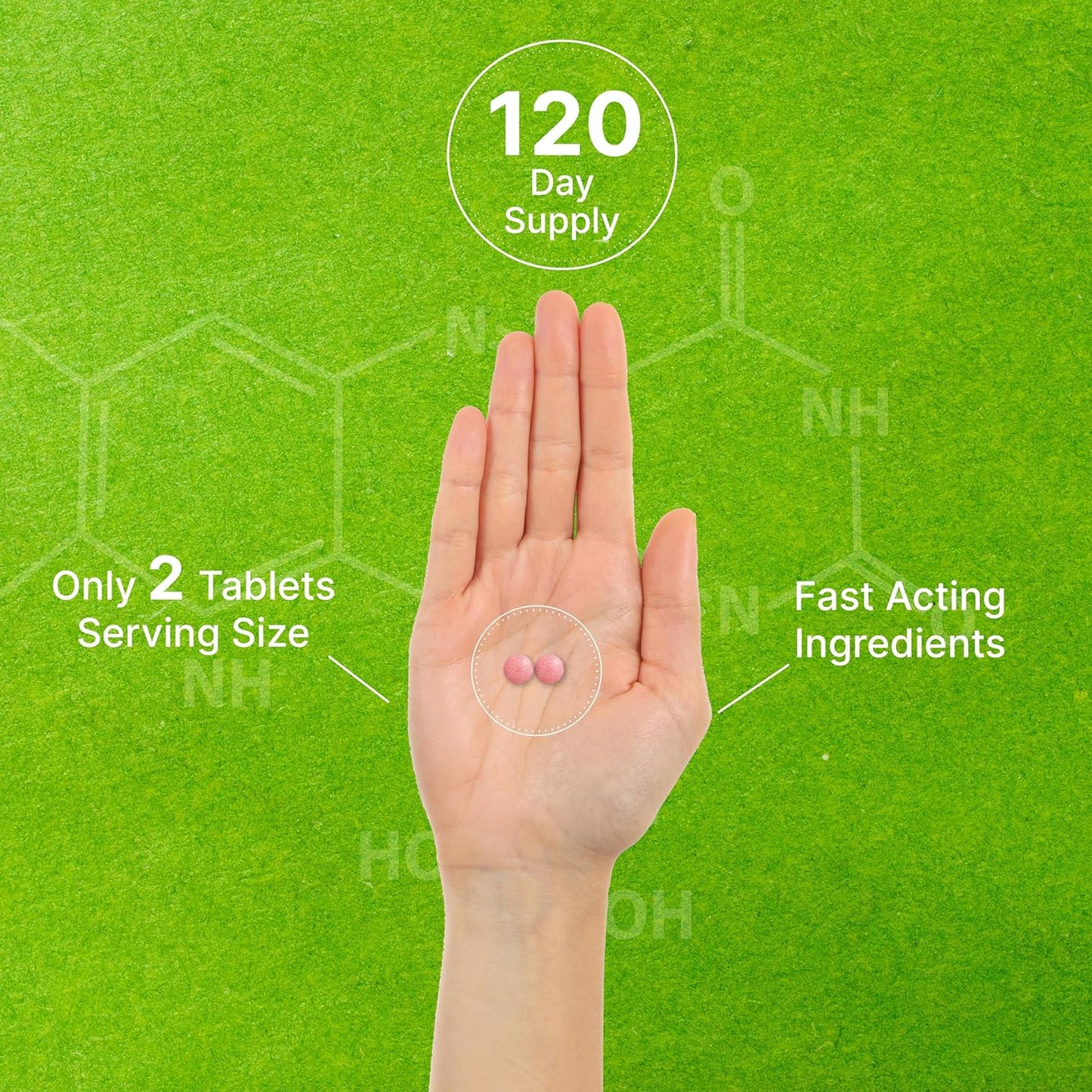 Strawberry Flavored Methyl B-12 Vitamins 5000 mcg Chewable Tablets for Energy & Brain Health - 240 Tablets - Vegetarian & GMO Free