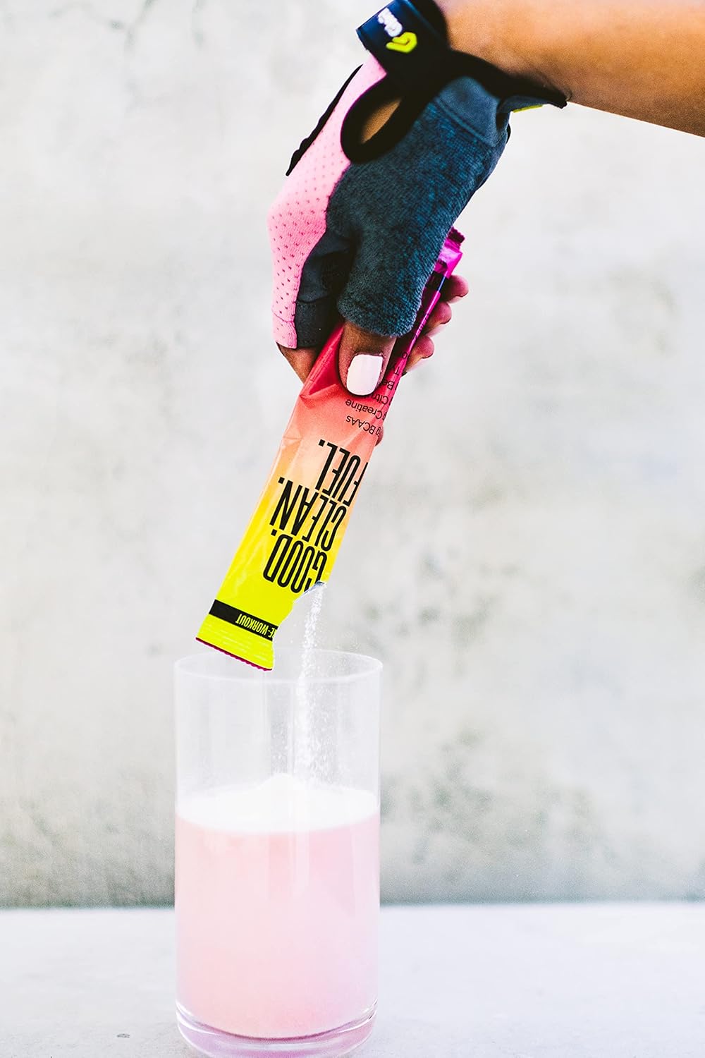 Strawberry Flavored Pre-Workout Fuel with Caffeine, BCAAs, Beta Alanine, Creatine, Tyrosine, Citrulline - 10 Stick Packs - No Sugar