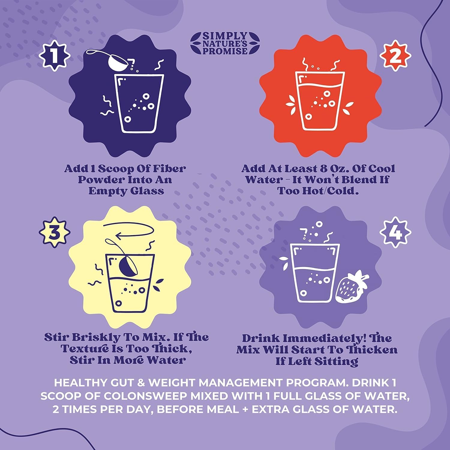 Strawberry Flavored Probiotic Psyllium Husk Powder Colon Cleanser - 7.8 oz, 30 Servings - Fiber Supplement for Gut Health, Bloating Relief & Detox - Pack of 3