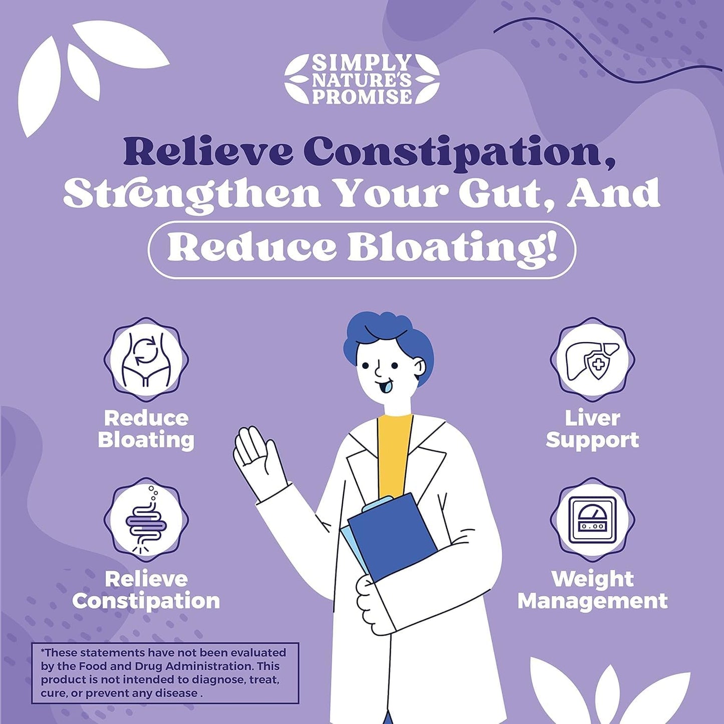 Strawberry Flavored Probiotic Psyllium Husk Powder Colon Cleanser - 7.8 oz, 30 Servings - Fiber Supplement for Gut Health, Bloating Relief & Detox - Pack of 3