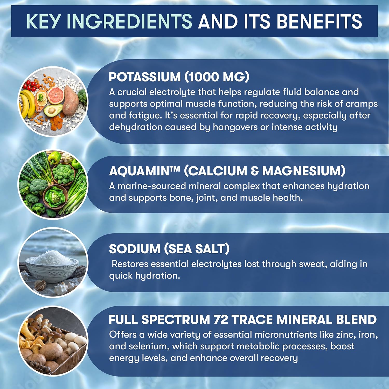 Strawberry Lemonade Electrolyte Powder with Potassium, Calcium, Magnesium, Sea Salt, Trace Minerals - Electrolyte Recovery, Non-GMO, Gluten-Free