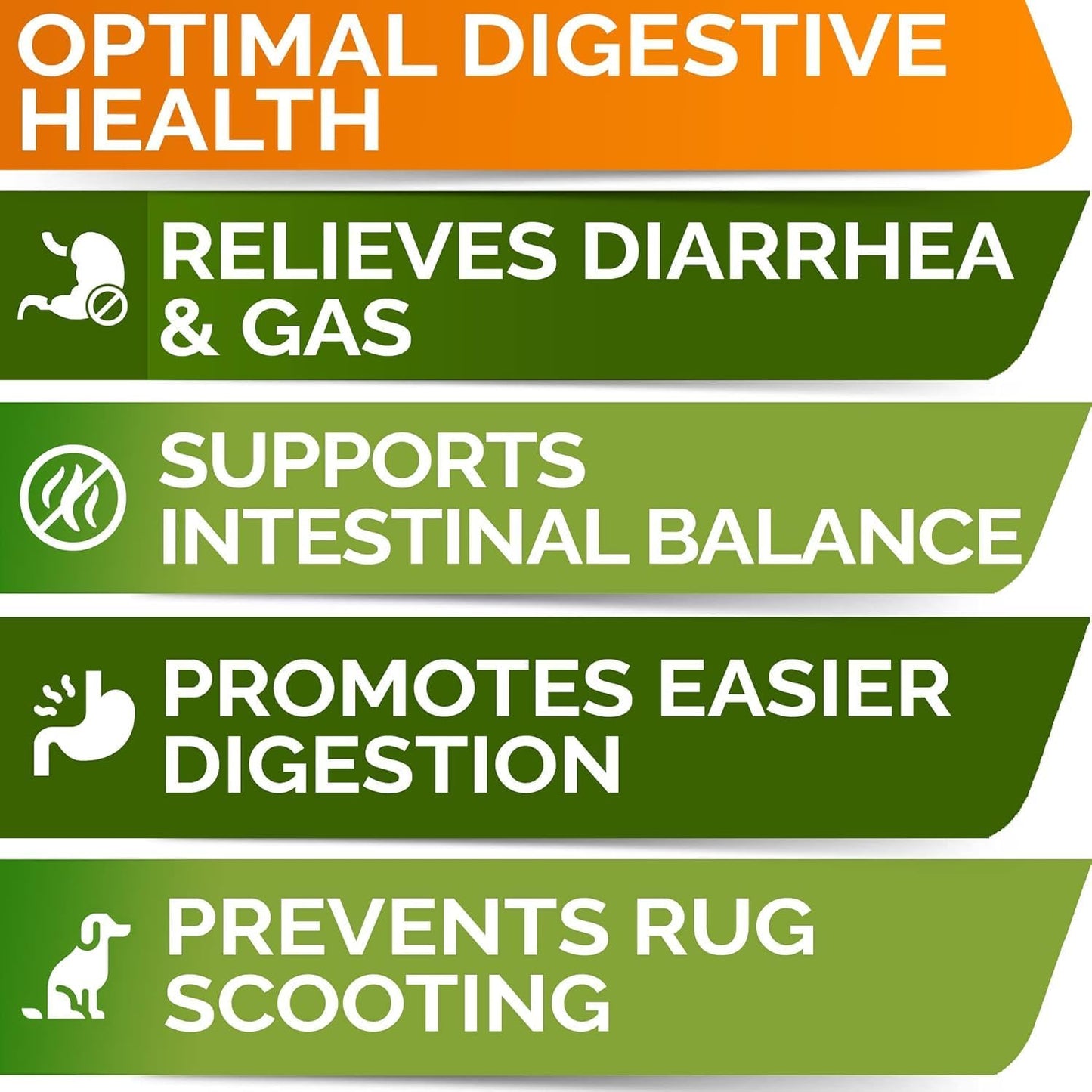 STRELLALAB Vet Strength Dog Probiotics Treats with Digestive Enzymes, Prebiotics, and Pumpkin for Allergy Relief - 100+ct Chewable Fiber with Peanut Butter Flavor