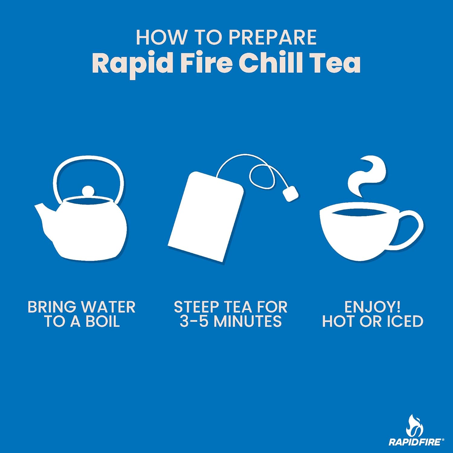 Stress Relief Tea with Ashwagandha, Chamomile, Turmeric - Caffeine Free, 14 Tea Bags