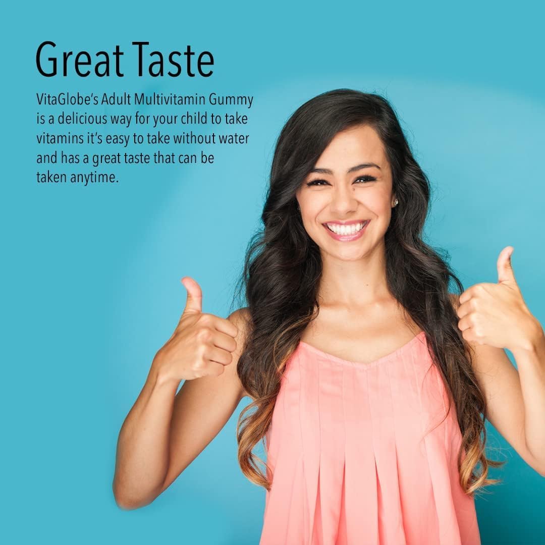 Sugar-Free Adult Multivitamin Gummy with Essential Vitamins and Minerals - 60 Count