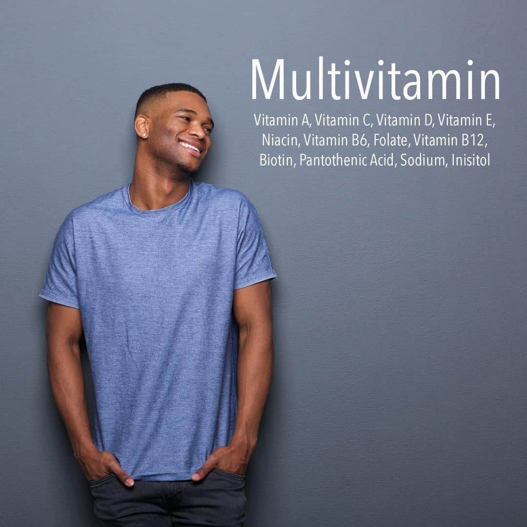 Sugar-Free Adult Multivitamin Gummy with Essential Vitamins and Minerals - 60 Count