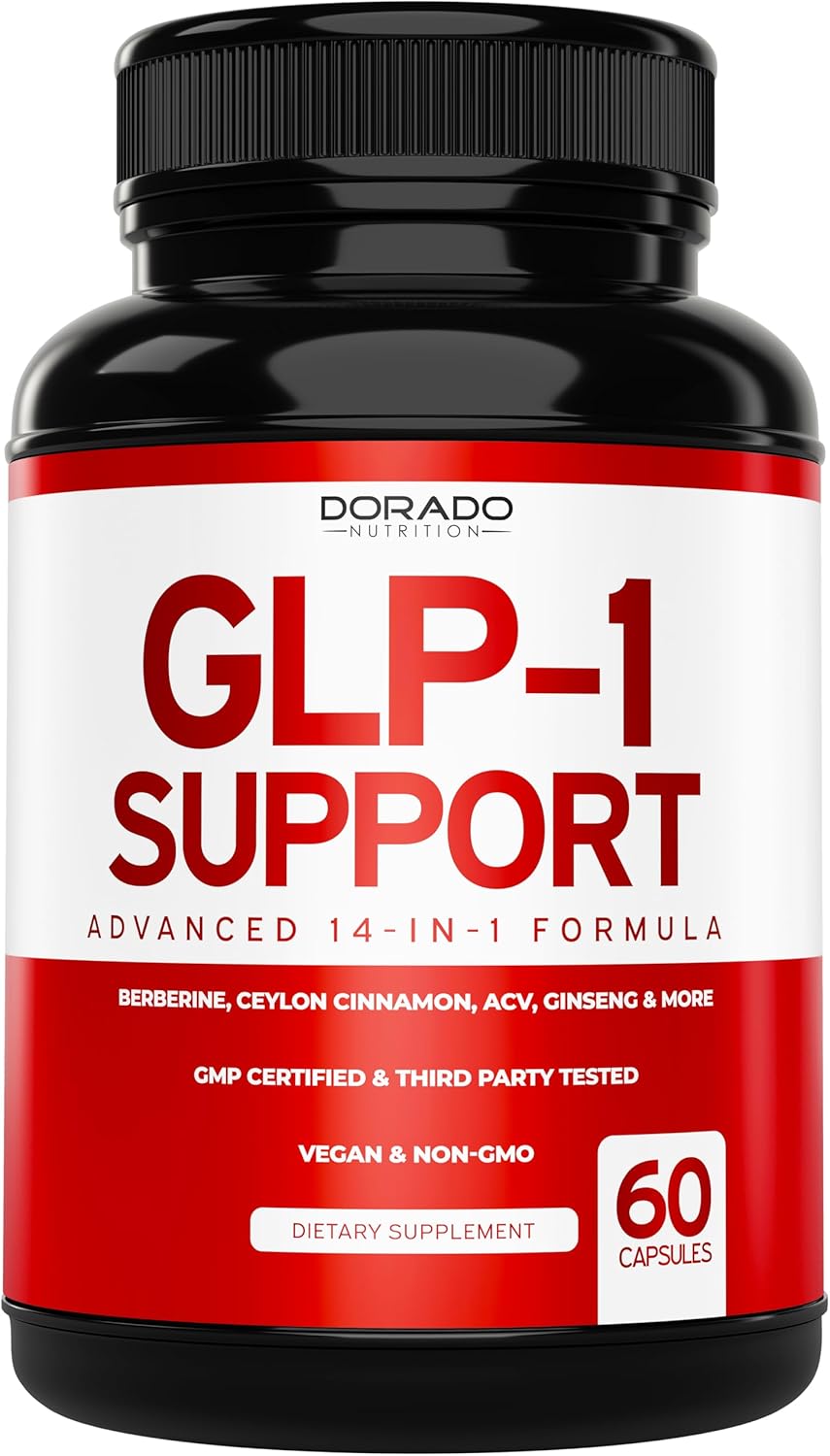 Sugar Free Berberine Gummies with Ceylon Cinnamon - 1,200mg GLP1 Supplement - 14 in 1 Formula with ACV, Chromium, Turmeric