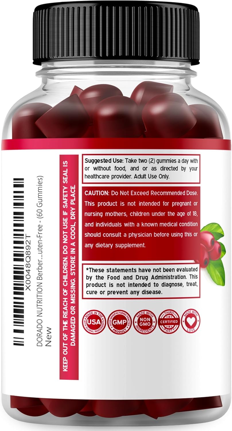 Sugar Free Berberine Gummies with Ceylon Cinnamon - 1,200mg GLP1 Supplement - 14 in 1 Formula with ACV, Chromium, Turmeric