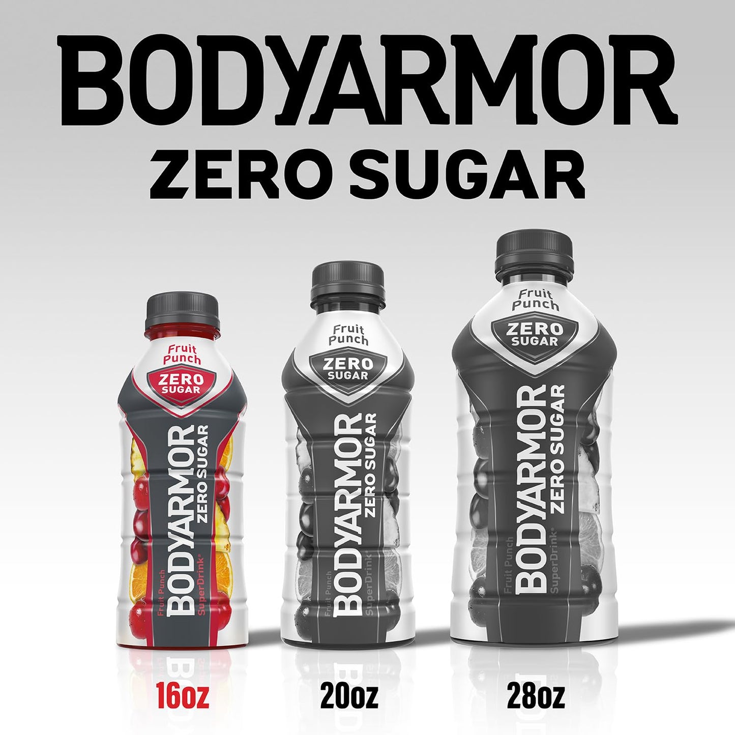 Sugar-Free BODYARMOR ZERO Lemon Lime Sports Drink - 16 fl oz (Pack of 12) - Low-Calorie Hydration with Electrolytes, Antioxidants, and B-vitamins