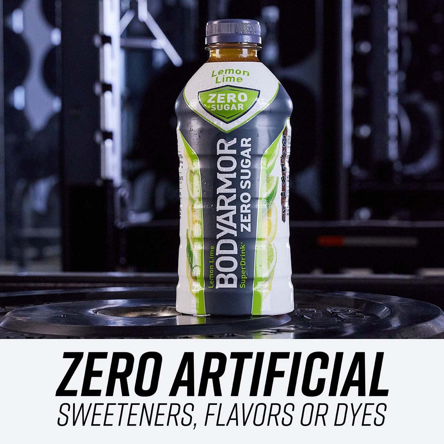 Sugar-Free BODYARMOR ZERO Lemon Lime Sports Drink - 16 fl oz (Pack of 12) - Low-Calorie Hydration with Electrolytes, Antioxidants, and B-vitamins