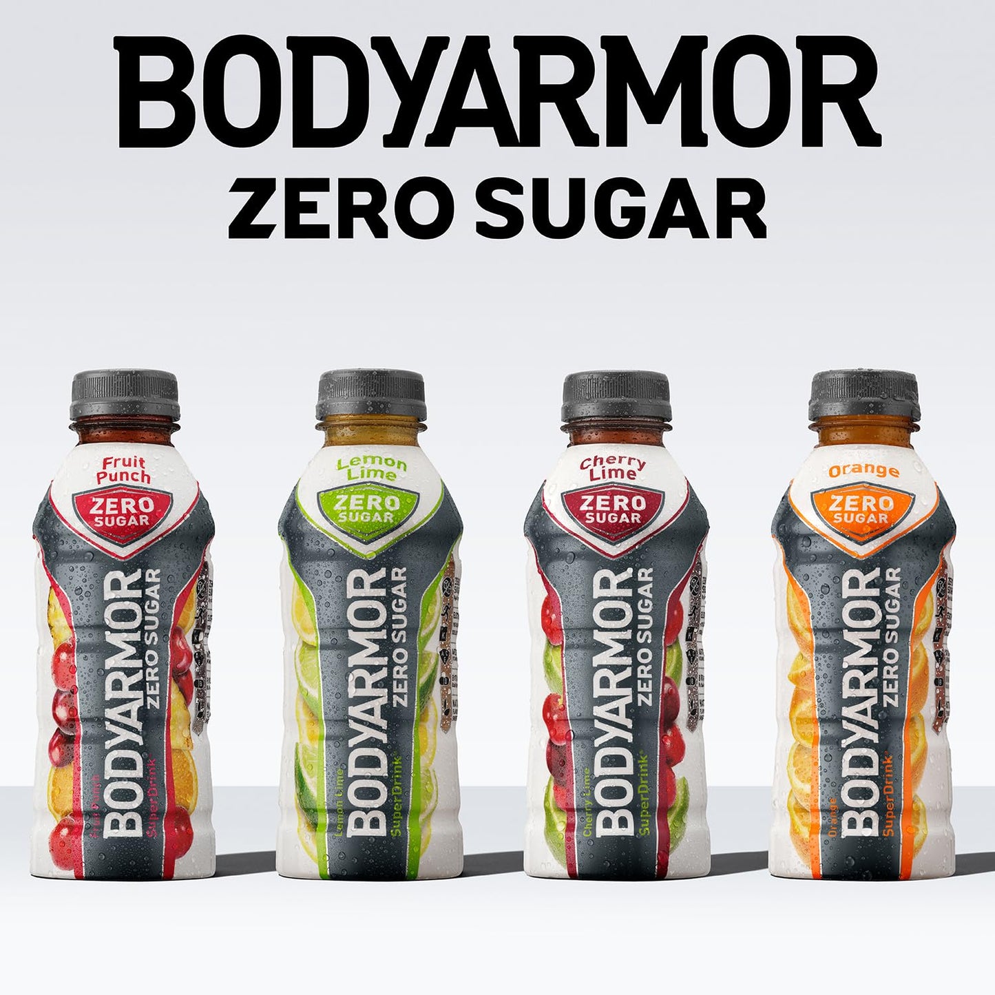 Sugar-Free BODYARMOR ZERO Lemon Lime Sports Drink - 16 fl oz (Pack of 12) - Low-Calorie Hydration with Electrolytes, Antioxidants, and B-vitamins