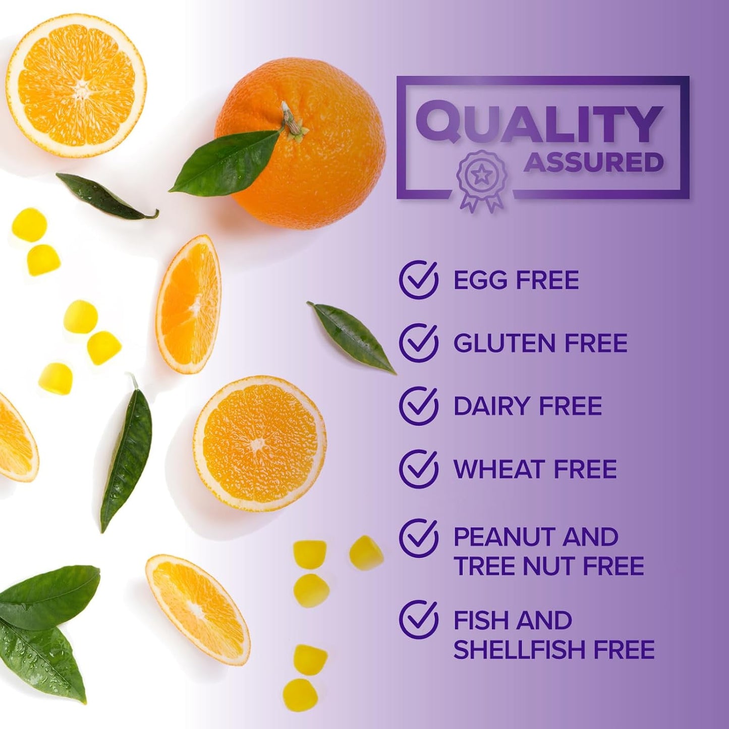 Sugar Free Calcium Gummy Bites with Vitamin D3 for Bone Health & Immune Support - Orange Flavor Chewables - 60 Gummies