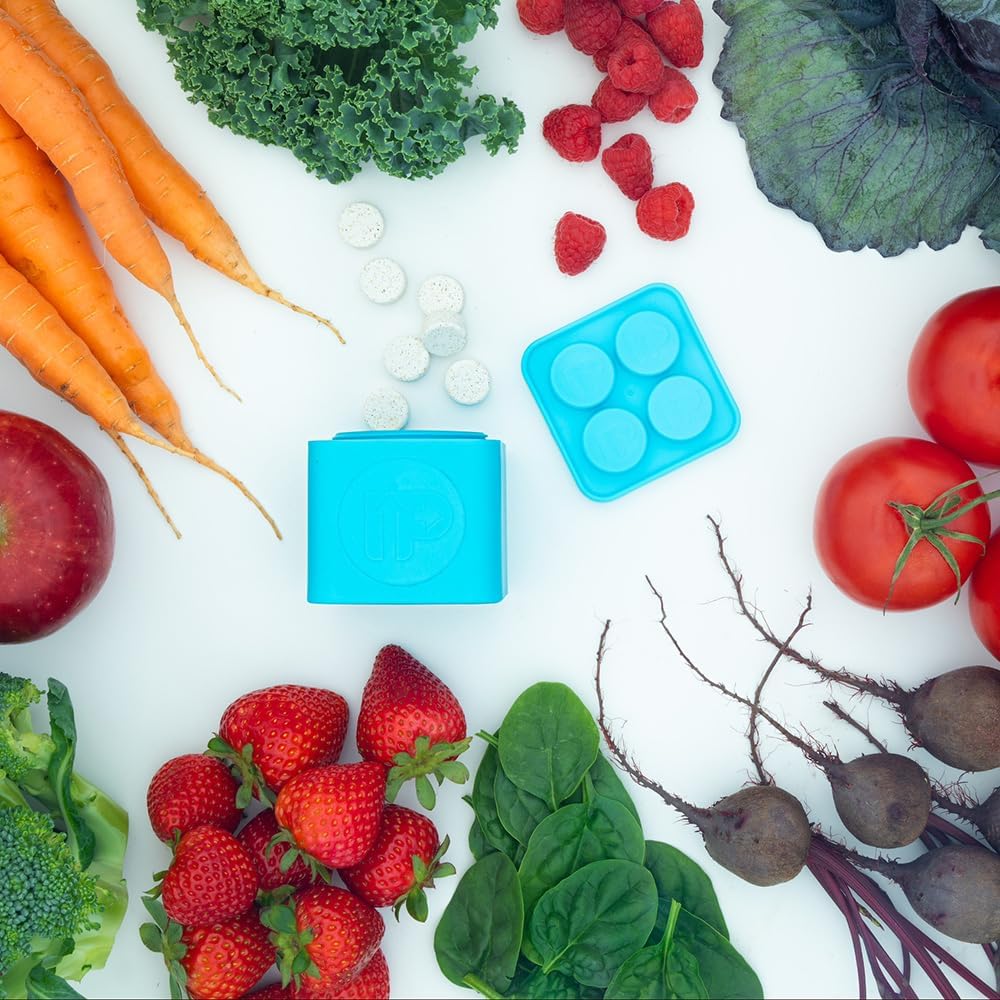 Sugar-Free Chewable Kids Multivitamin with Vitamins A, C, D3, E, K, B1, B2, B5, B7, & B12 - Calcium, Zinc, Magnesium - Fruit Punch Flavor - 30 Day Supply