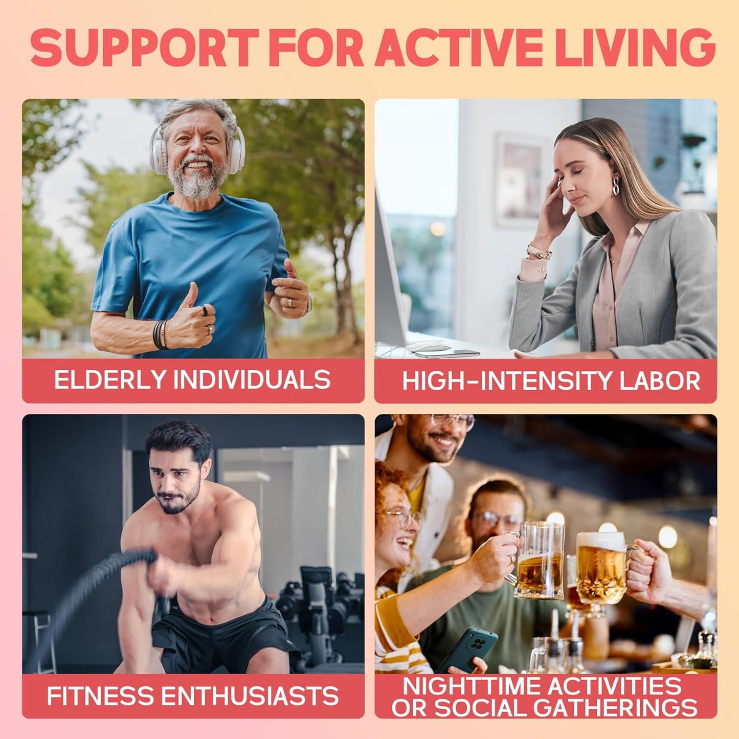 Sugar-Free CoQ10 Gummies with Ashwagandha, Magnesium, B6, D3, B12, & B9 - Energy & Heart Support - 2 Pack