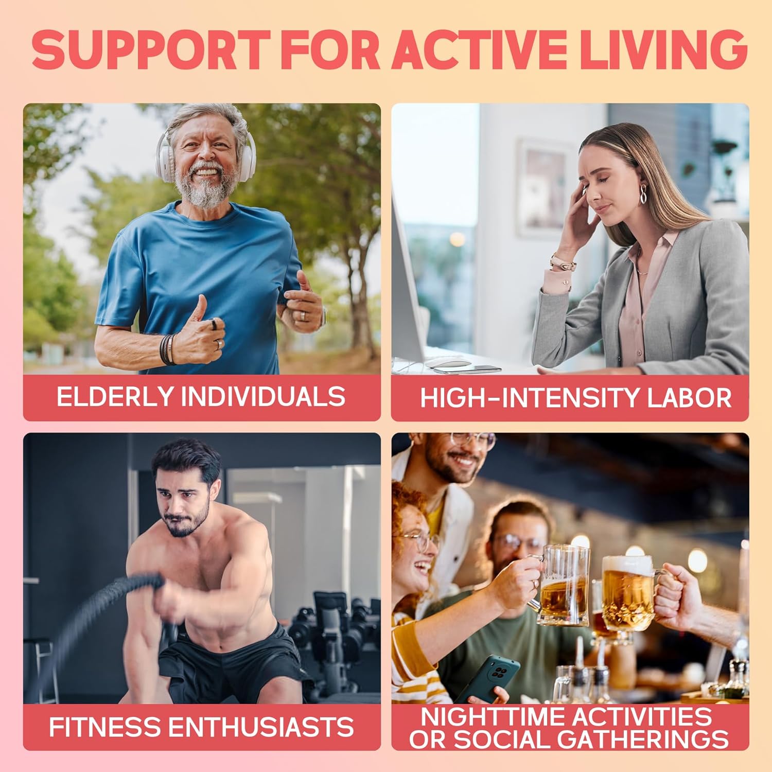 Sugar-Free CoQ10 Gummies with Ashwagandha, Magnesium, B6, D3, B12, & B9 - Energy & Heart Support - 2 Pack