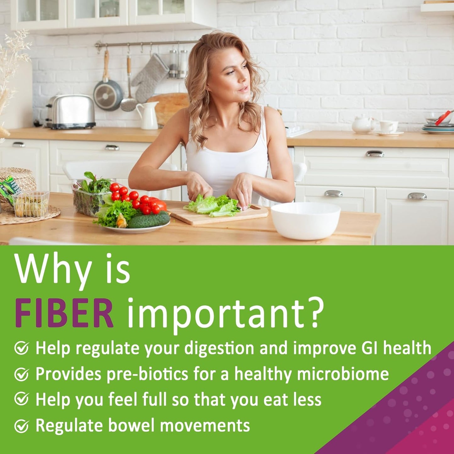 Sugar-Free Fiber Gummies for Adults with Probiotics, Enzymes, and Betaine - 10g Prebiotic Fiber Supplement for Digestive Health - Vegan, Gelatin-Free - 60ct