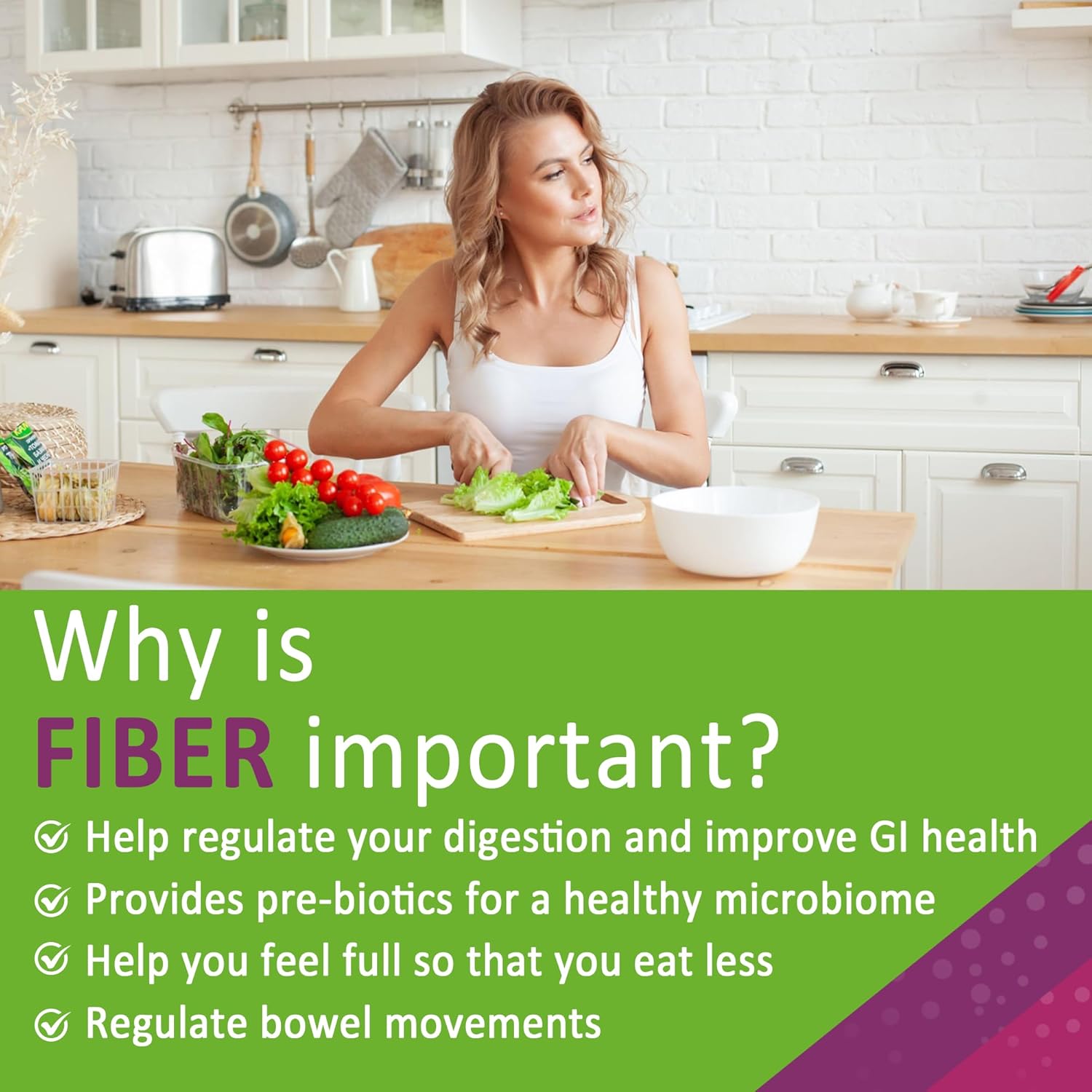 Sugar-Free Fiber Gummies for Adults with Probiotics, Enzymes, and Betaine - 10g Prebiotic Fiber Supplement for Digestive Health - Vegan, Gelatin-Free - 60ct