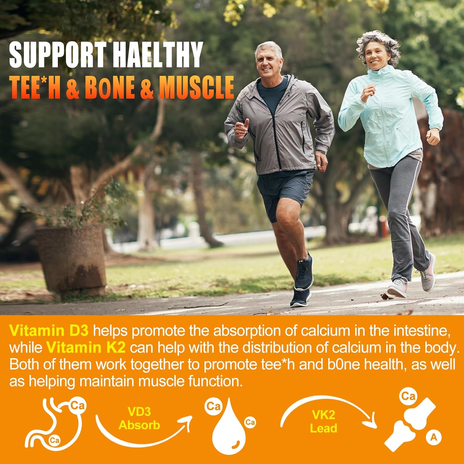 Sugar-Free Maennyliy Vitamin D3 K2 Gummies for Adults with Omega-3, B12, B9, B6, E & Zinc - Supports Calcium Absorption & Immune Health - D3 5000IU + K2 (MK-7) 120mcg