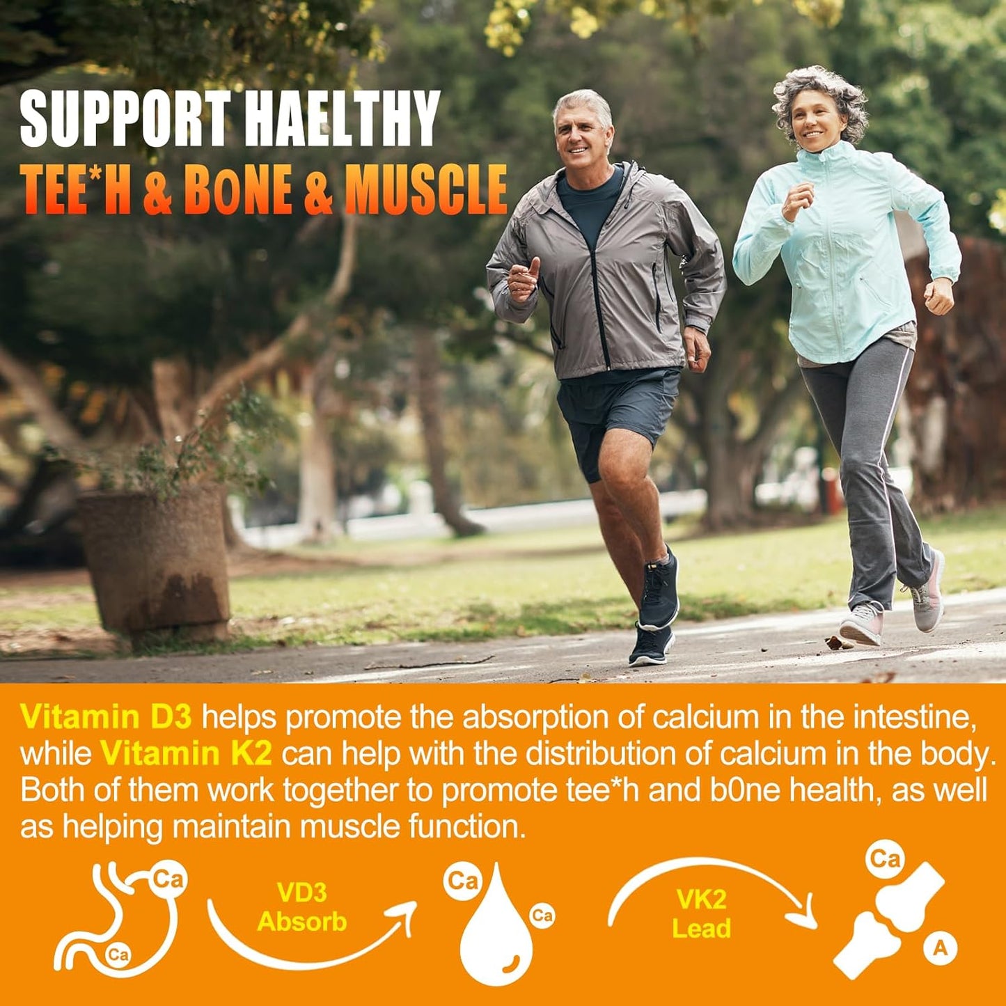 Sugar-Free Maennyliy Vitamin D3 K2 Gummies for Adults with Omega-3, B12, B9, B6, E & Zinc - Supports Calcium Absorption & Immune Health - D3 5000IU + K2 (MK-7) 120mcg