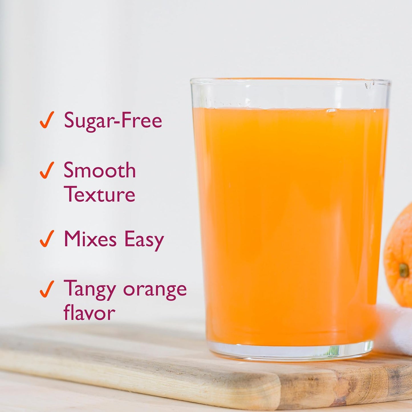 Sugar-Free Orange Metamucil Powder: 4 in 1 Daily Fiber Supplement for Digestive Health & Regularity - 180 Teaspoons