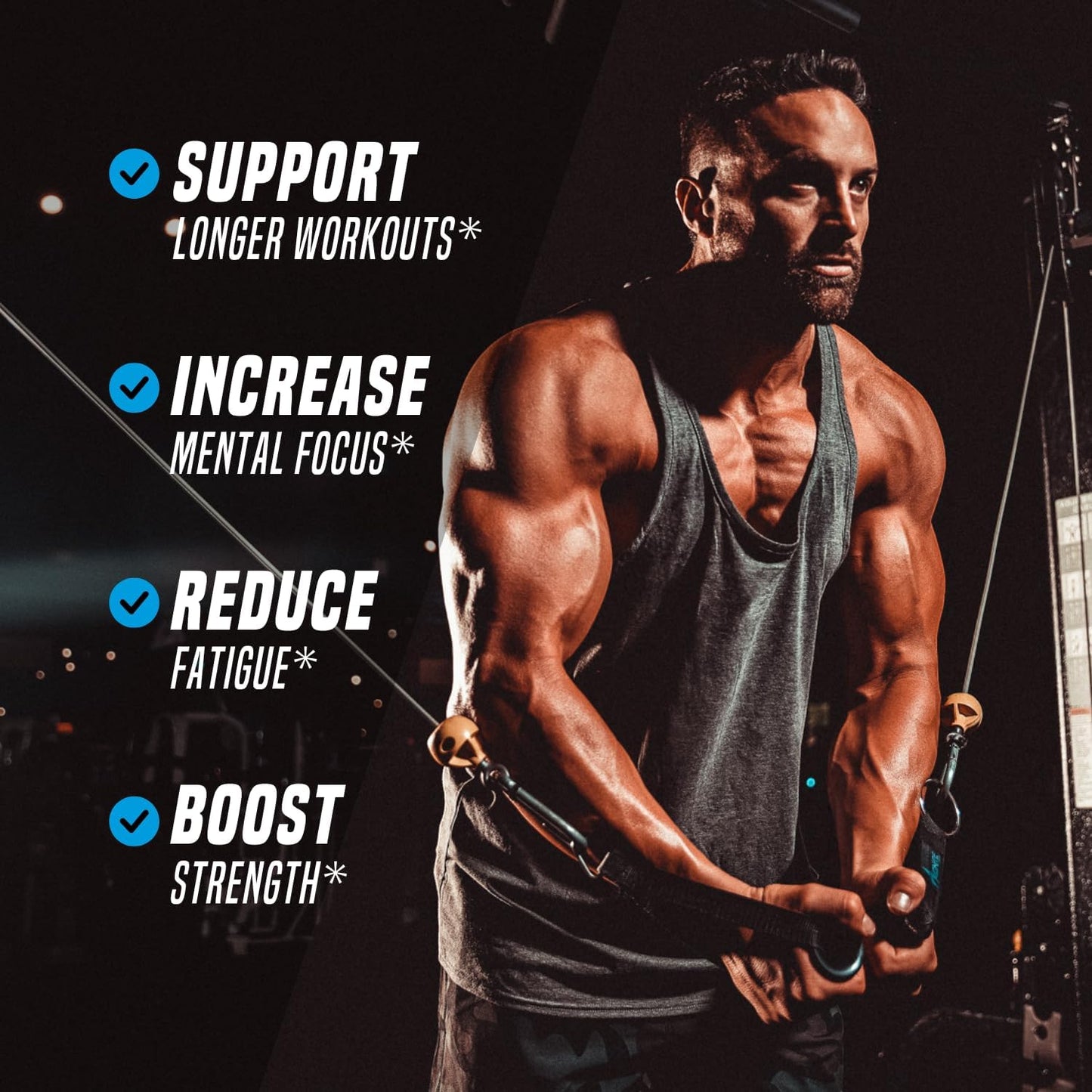 Sugar-Free Outwork Nutrition Pre-Workout Powder for Men and Women - No Creatine, Nootropics, Citrulline Malate, Beta Alanine - Science-Backed Formula (Blue Raspberry)