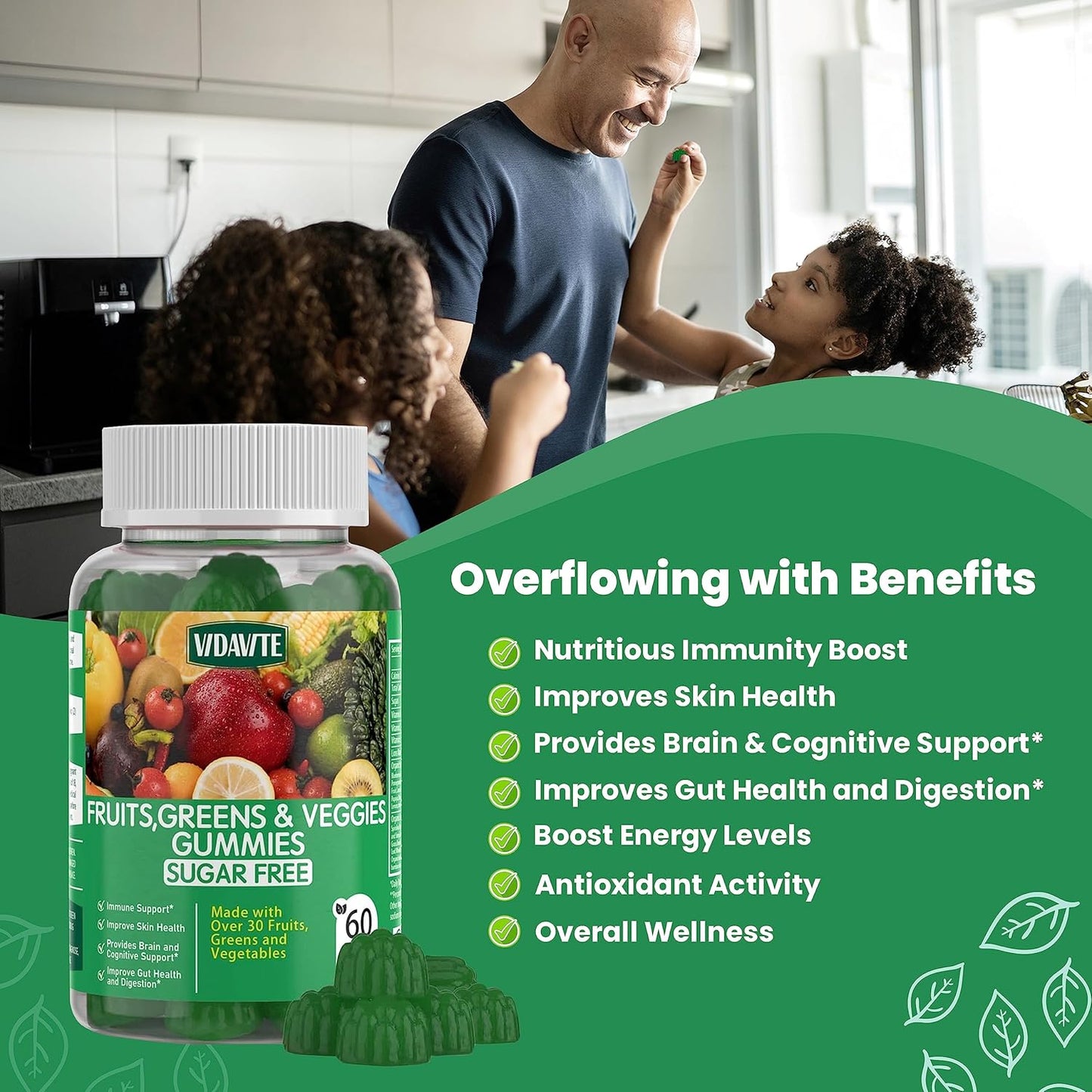 Sugar-Free Prenatal and Fruit/Veggie Gummy Bundle by VIDAVITE