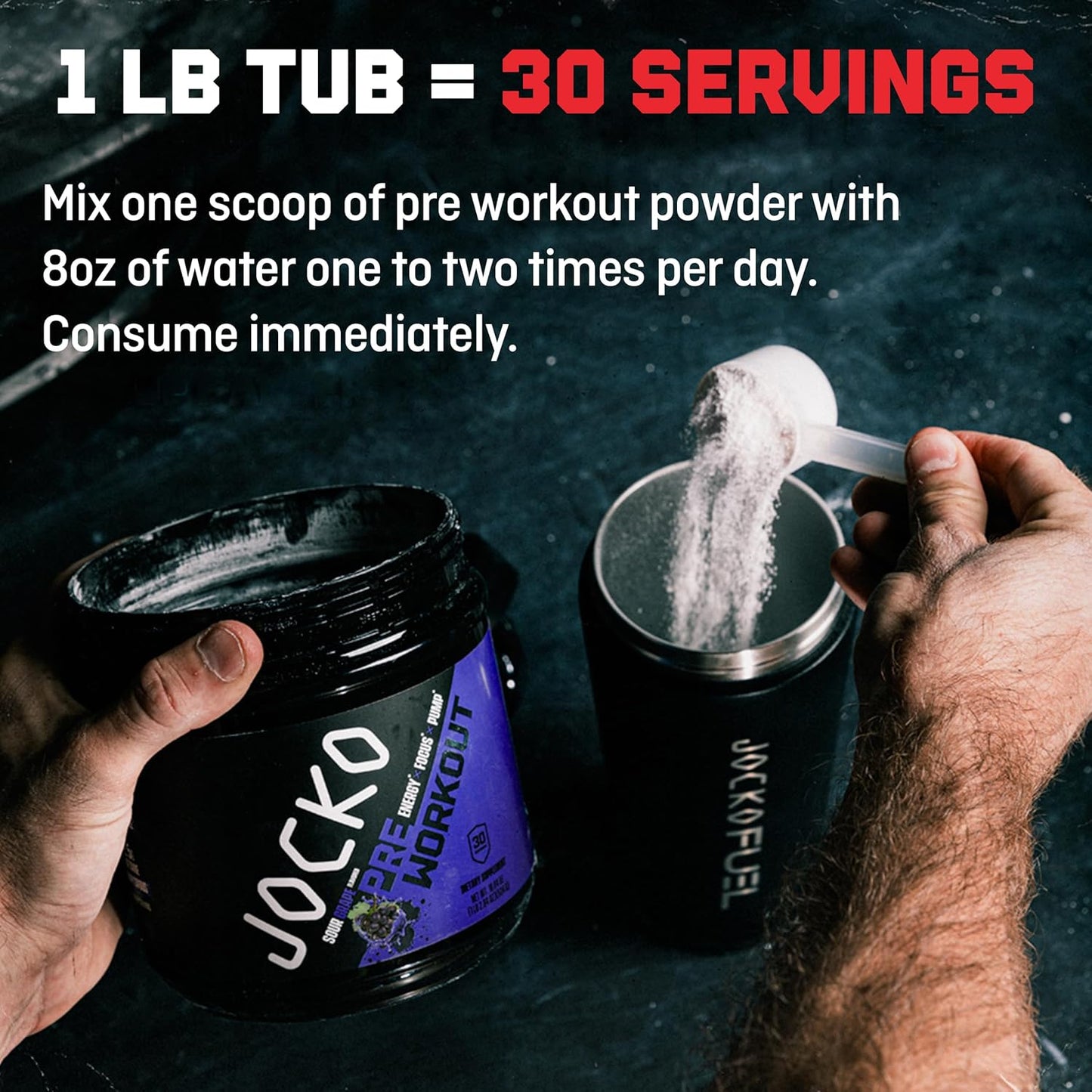 Sugar-Free Sour Grape Pre-Workout Powder - High-Stim Nootropic Blend for Energy, Muscle Pump & Recovery - 200mg Caffeine - Men & Women's Energy Drink