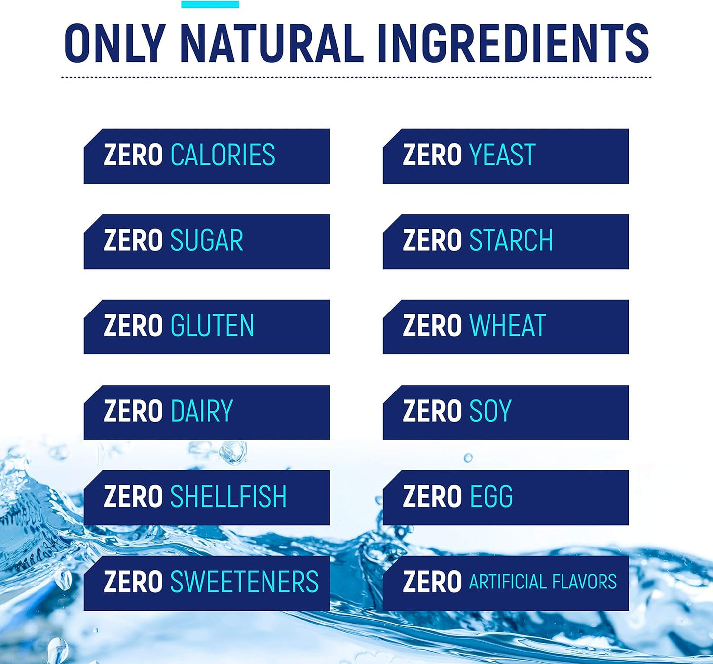 Sugar-Free Total Hydration Electrolyte Drops with Magnesium, Calcium & Zinc - Daily Supplement (39 Servings)