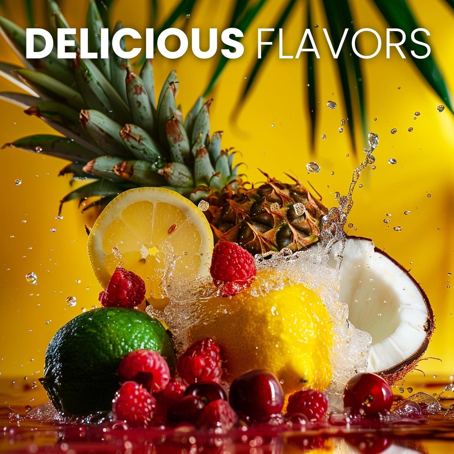 Sugar-Free Tropical Keto Electrolyte Powder Packets - Hydration & Electrolyte Drink Mix with Potassium, Magnesium, Sodium, & Calcium - 30 Servings