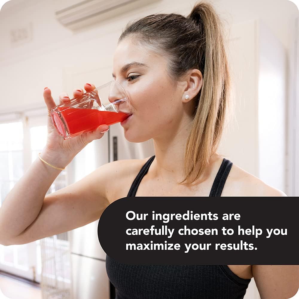 Sugar-Free Watermelon Pre-Workout Powder with Beta-Alanine and Caffeine - Keto Energy Supplement for Men and Women - Non-GMO - 20 Servings