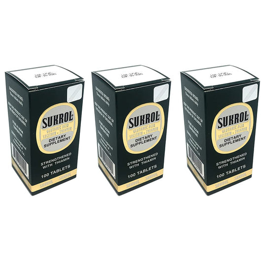 Sukrol Dietary Supplement 100 Tablets for Improved Energy and Health