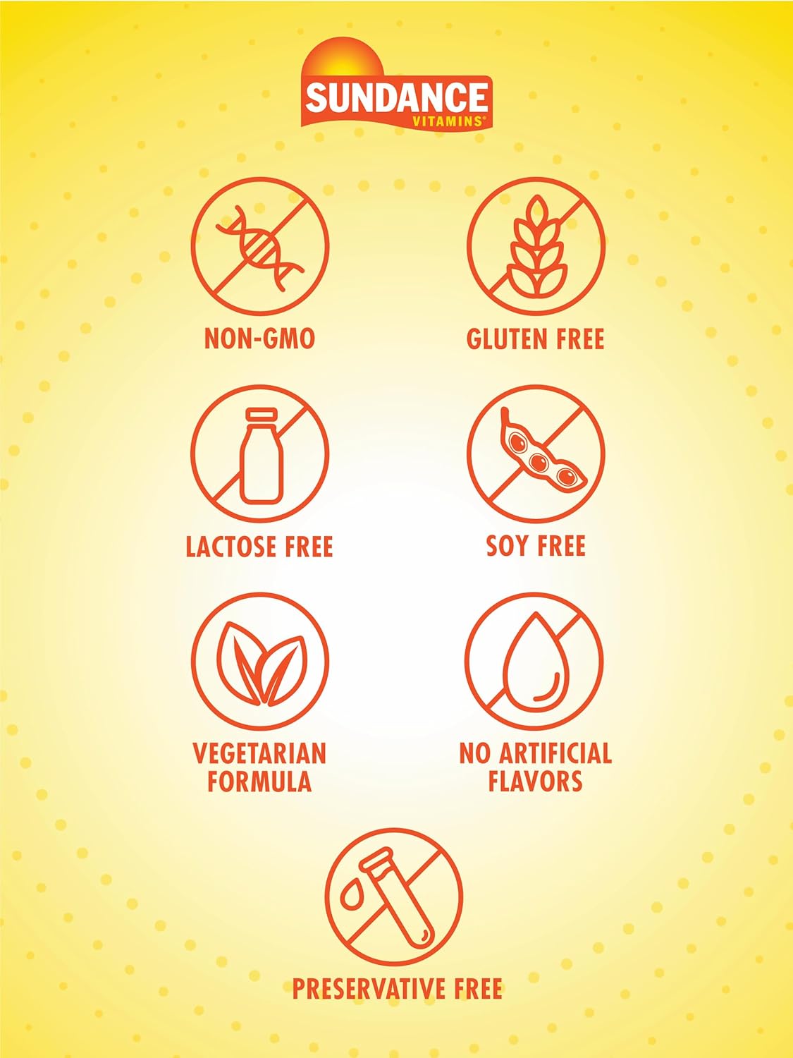 Sundance Fast Dissolve Vitamin B-12 with Folic Acid 2500mcg 60 Count - Natural Berry Flavor - Vegetarian, Non-GMO, Gluten Free